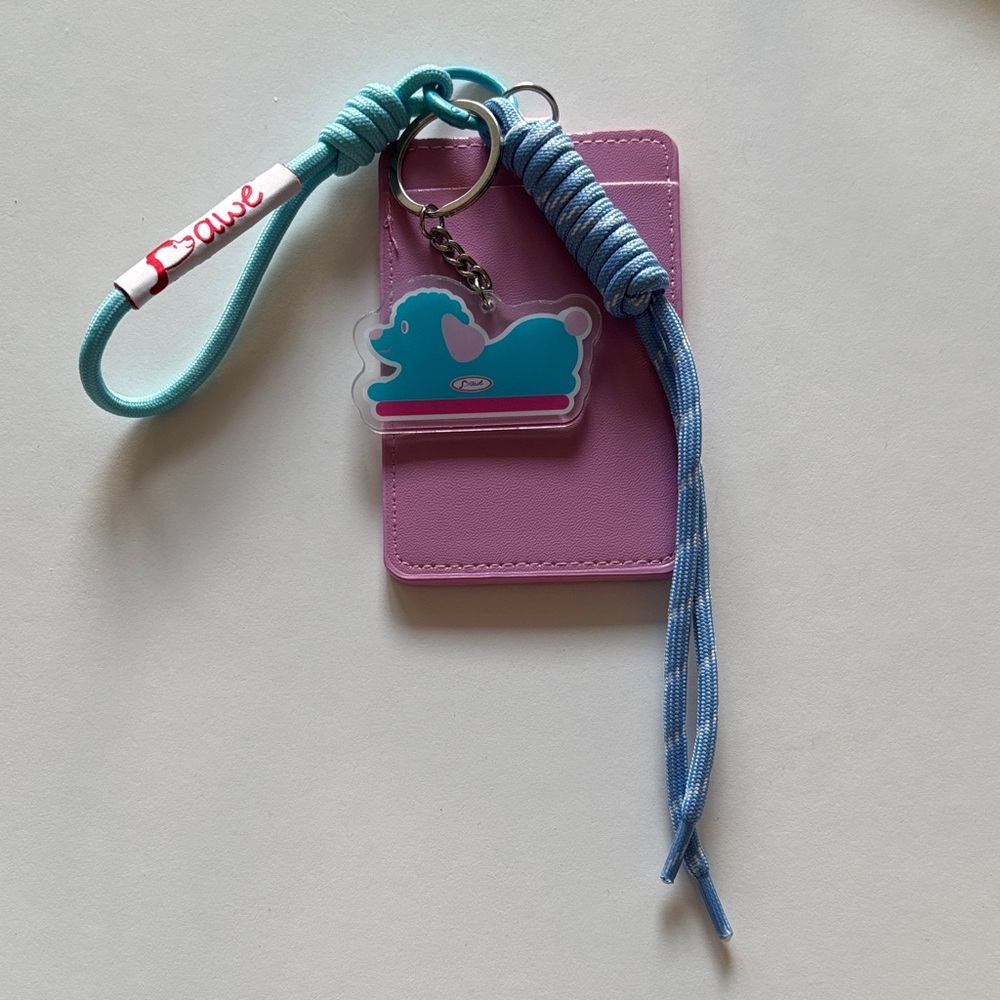 🩵🐶 Handmade Pawe® Dog Cardholder & Keychain
